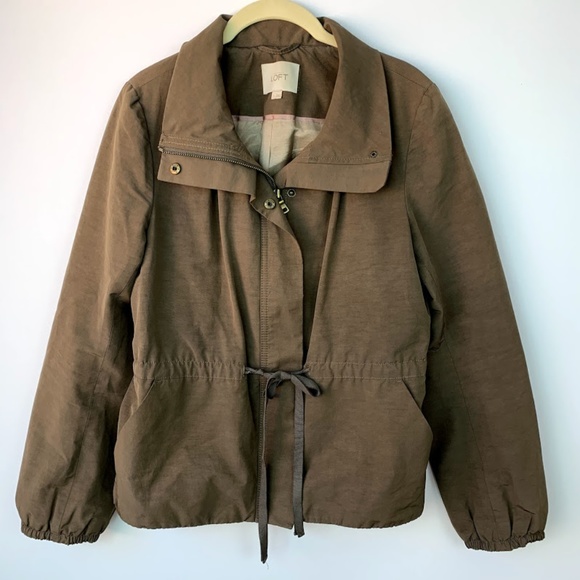LOFT Jackets & Blazers - Loft Tie Waist Rain Coat